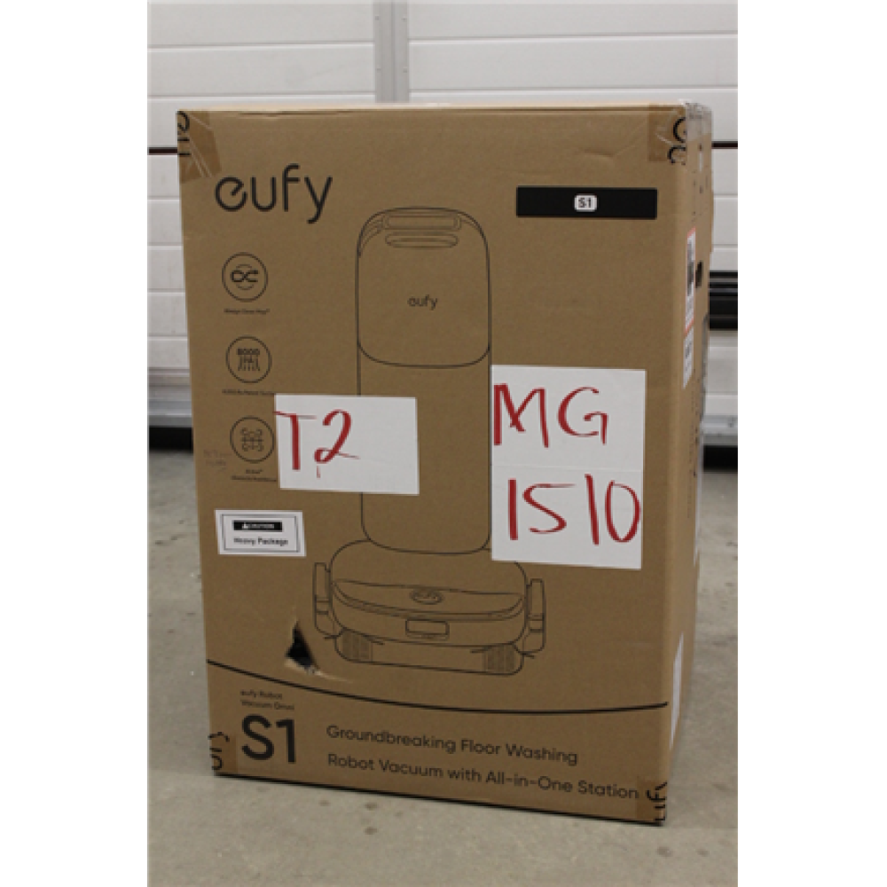 SALE OUT. Anker Eufy Robot Vacuum Cleaner Omni S1 , Anker Eufy Robot Vacuum Cleaner with All-in-One Station , Omni S1 , Wet&Dry , Operating time (max) 216 min , 4600 mAh , 8000 Pa , Gray , DAMAGED PACKAGING