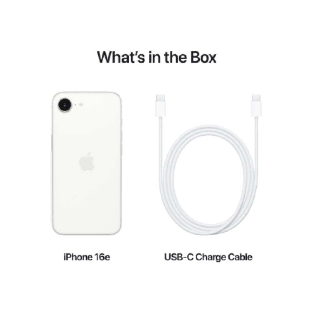 Apple iPhone 16e 128GB White , Apple