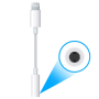 Apple , Lightning to 3.5 mm Headphone Jack Adapter