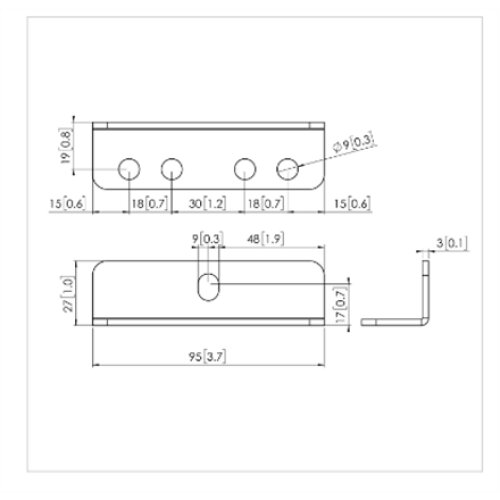 Vogels , Other , PFA 9126 Bracket kit for PFB 34xx , Silver