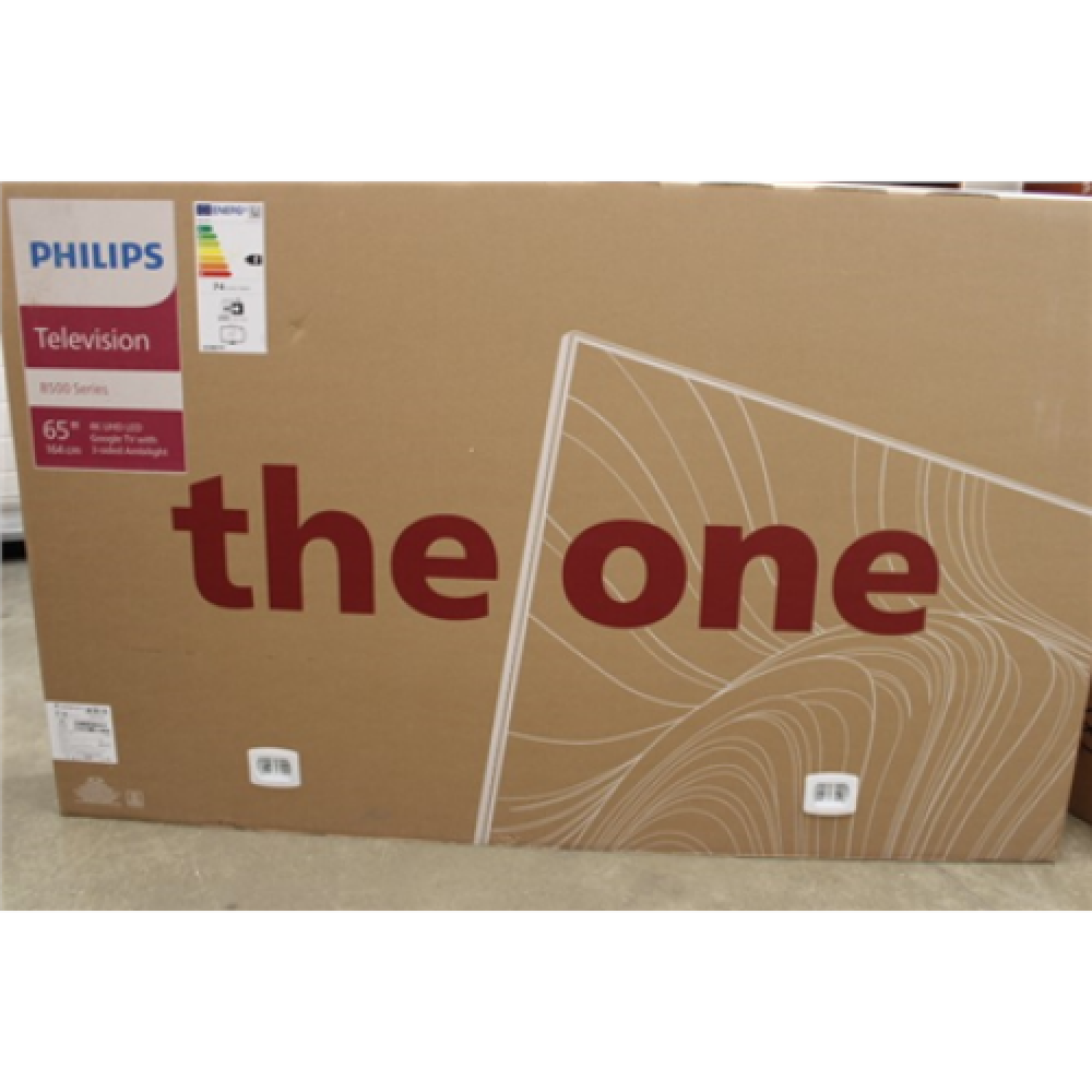 Philips 4K UHD LED Android TV with Ambilight , 65PUS8518/12 , 65 (164cm) , Smart TV , Google TV , 4K UHD LED , Anthracite , DAMAGED PACKAGING