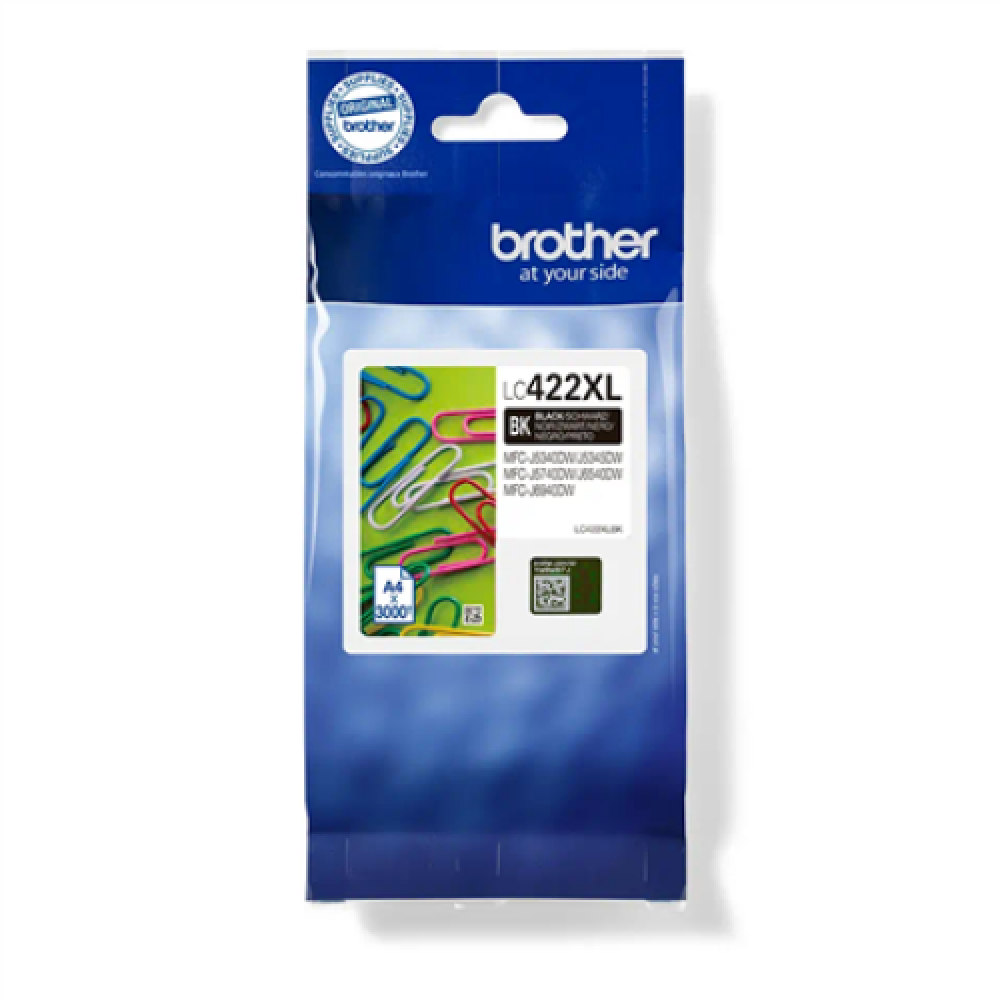 Brother LC422XLBK , Ink Cartridge , Black