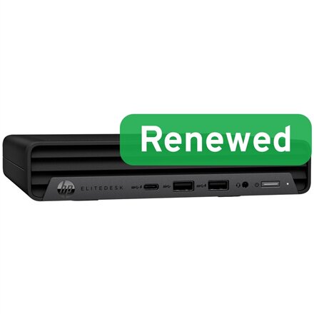 HP Renewed Grade B , EliteDesk 800 G6 , Intel Core i5 , i5-10500T , 16 GB , SSD , 256 GB , Intel UHD Graphics , Wi-Fi , Windows 11 Pro