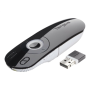 Targus , Laser Presentation Remote , Black, Grey , Plastic , * Clear & intuitive layout enables users to open and operate a presentation with ease. Laser pointer makes it easy to highlight presentation content while the back-lit buttons make it easy t