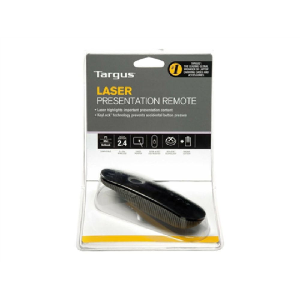 Targus , Laser Presentation Remote , Black, Grey , Plastic , Weight 57 g