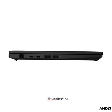 Lenovo ThinkPad L14 G7 AMD , Black , 14 , IPS , WUXGA , 1920 x 1200 pixels , Anti-glare , AMD Ryzen AI 5 , 430 , 24 GB , SODIMM DDR5 , Solid-state drive capacity 512 GB , AMD Radeon 840M Graphics , Windows 11 Pro , 802.11be , Bluetooth version 5.4 , 4G up