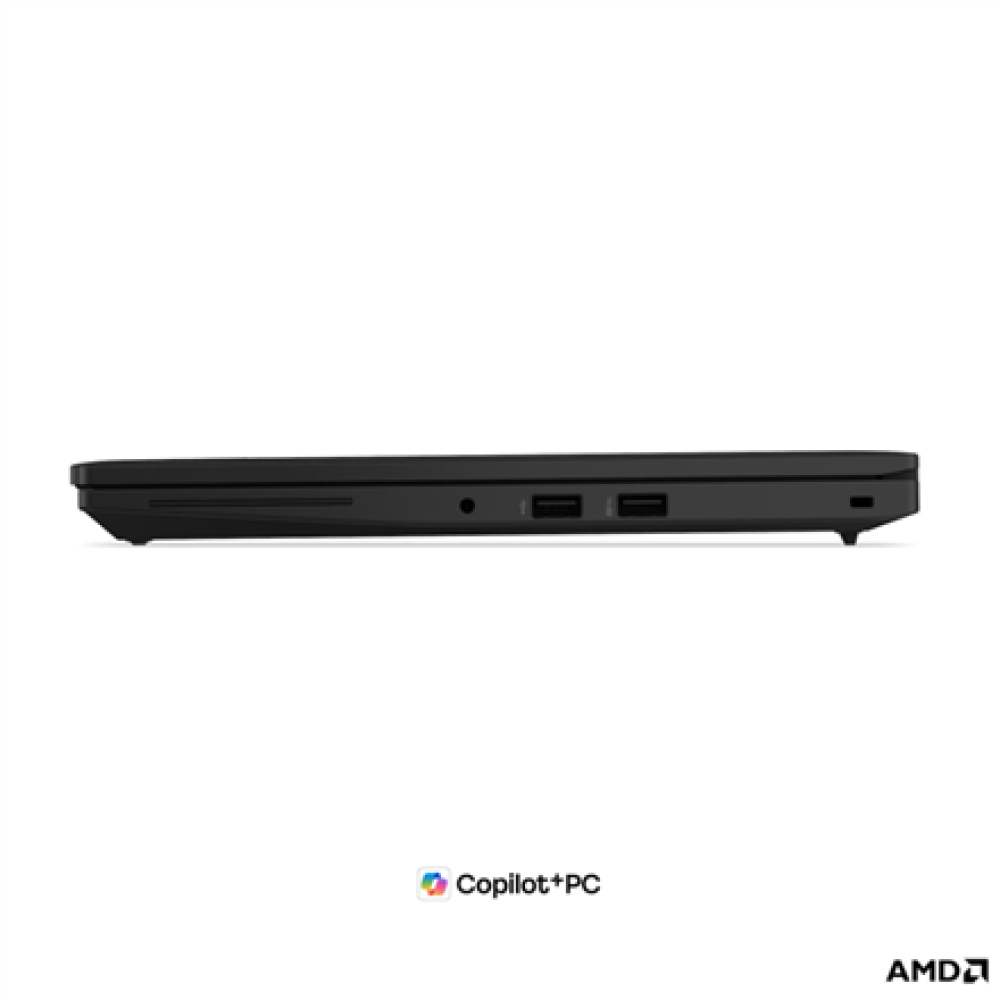 Lenovo ThinkPad L14 G7 AMD , Black , 14 , IPS , WUXGA , 1920 x 1200 pixels , Anti-glare , AMD Ryzen AI 5 , 430 , 24 GB , SODIMM DDR5 , Solid-state drive capacity 512 GB , AMD Radeon 840M Graphics , Windows 11 Pro , 802.11be , Bluetooth version 5.4 , 4G up