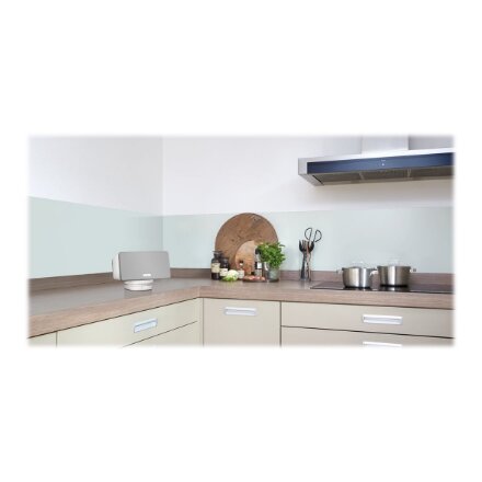 Vogels SOUND 4113 Table-top Speaker Stand for Sonos One & Play:1, White , Vogels
