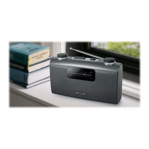 Muse , Portable radio , M-058R , AUX in , Black