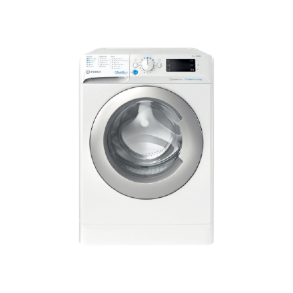 INDESIT , Washing machine , BWE 71295X WSV EE , Energy efficiency class B , Front loading , Washing capacity 7 kg , 1200 RPM , Depth 57.5 cm , Width 59.5 cm , Big Digit , White