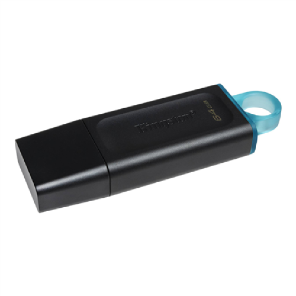 Kingston , DataTraveler Exodia USB Flash Drive , 64 GB , USB 3.2 Gen 1 , Black/Blue