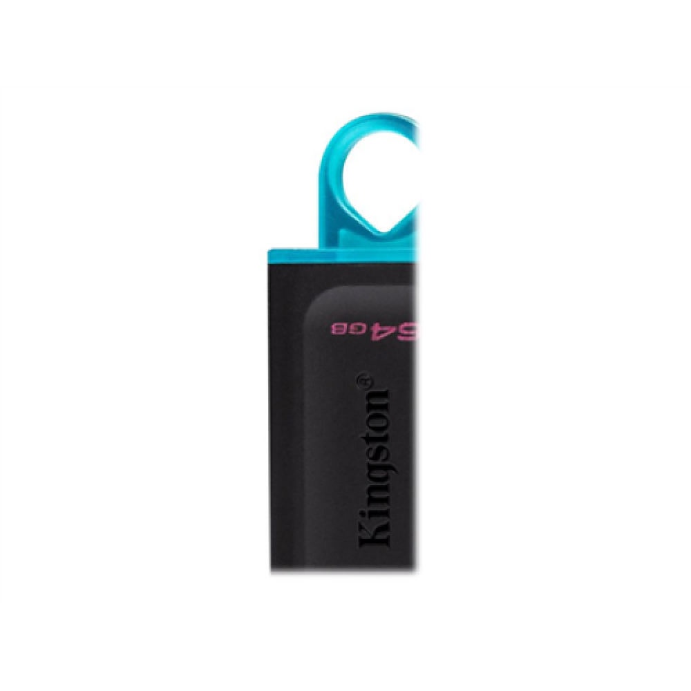 Kingston , DataTraveler Exodia USB Flash Drive , 64 GB , USB 3.2 Gen 1 , Black/Blue