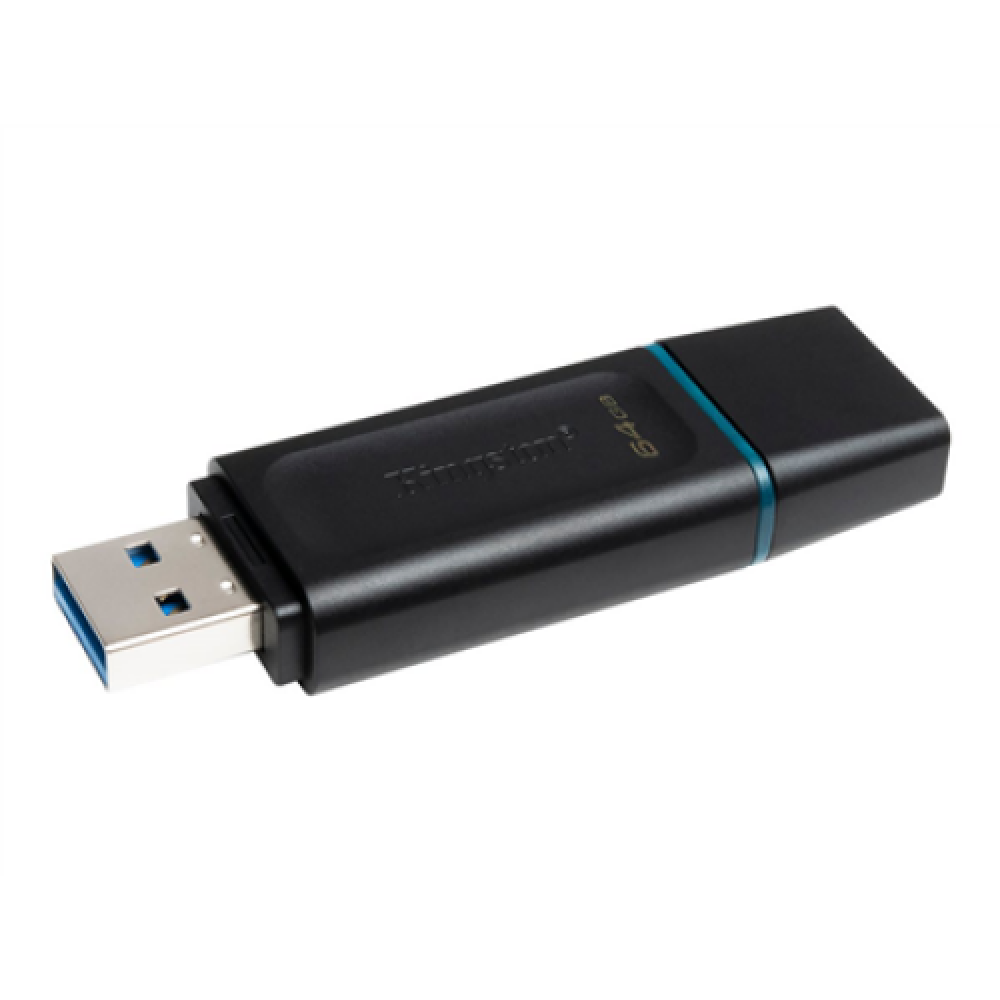 Kingston , DataTraveler Exodia USB Flash Drive , 64 GB , USB 3.2 Gen 1 , Black/Blue