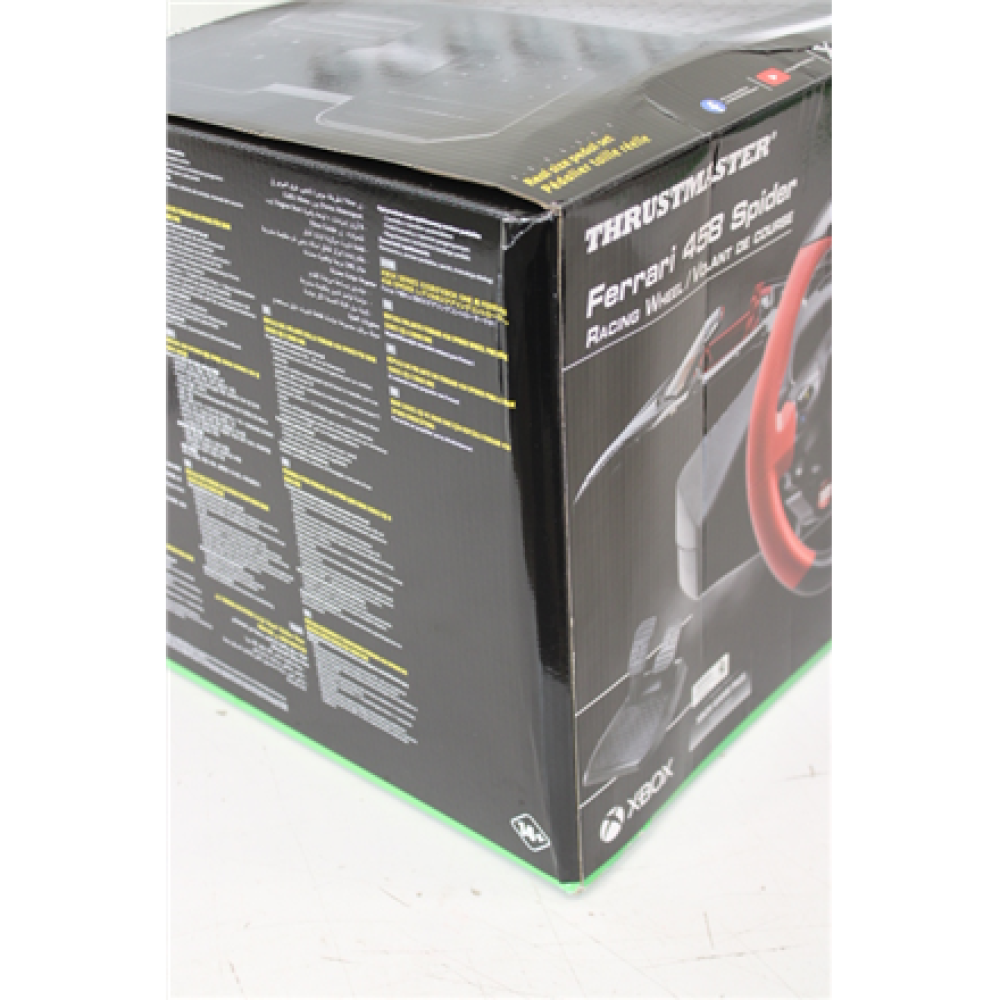 SALE OUT. Thrustmaster Steering Wheel Ferrari 458 Spider Racing Wheel, Black/Red , Thrustmaster , Steering Wheel Ferrari 458 Spider Racing Wheel , DAMAGED PACKAGING , Black/Red