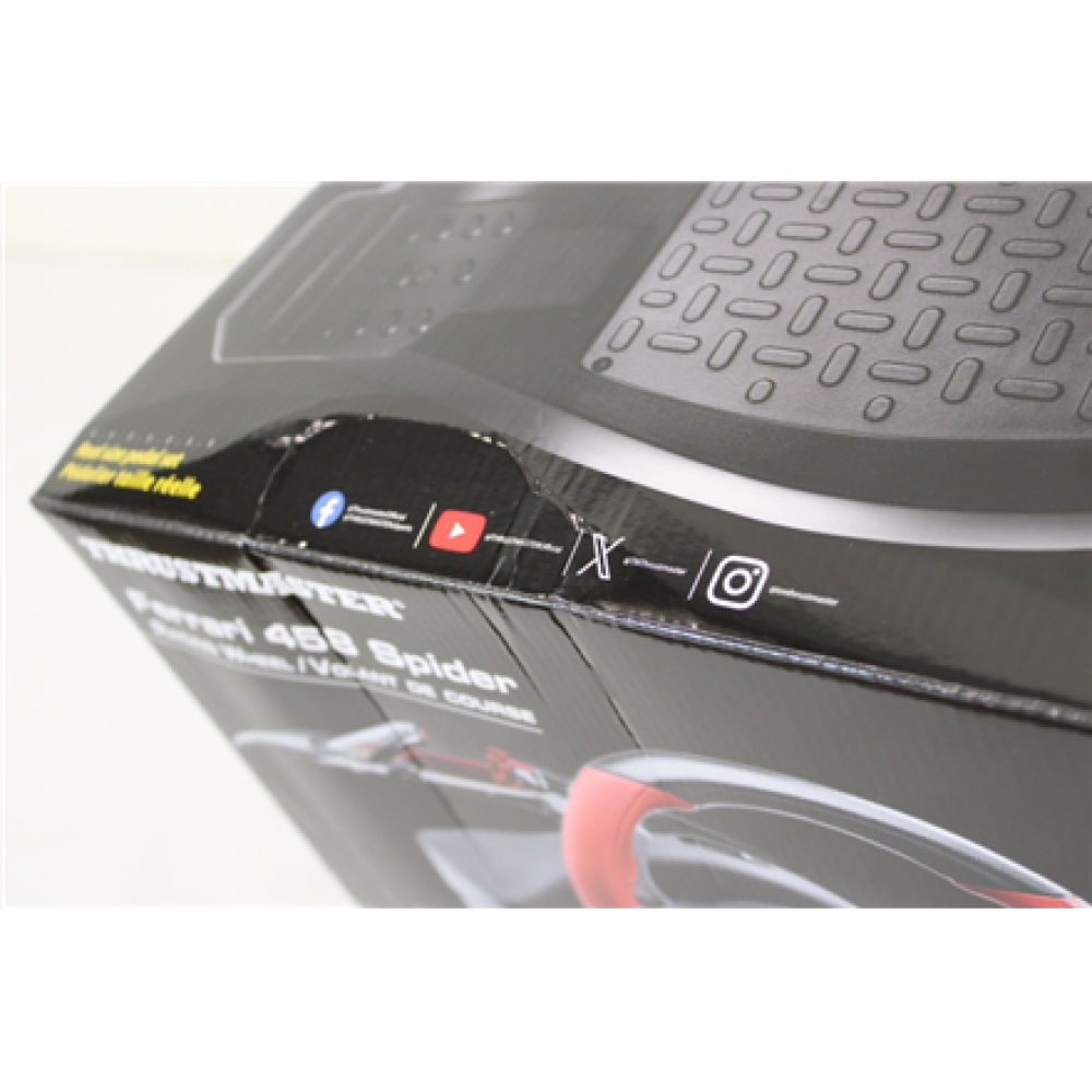 SALE OUT. Thrustmaster Steering Wheel Ferrari 458 Spider Racing Wheel, Black/Red , Thrustmaster , Steering Wheel Ferrari 458 Spider Racing Wheel , DAMAGED PACKAGING , Black/Red
