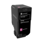 Lexmark CS720 Magenta Standard Yield Toner Cartridge , Lexmark Cartridge , Magenta