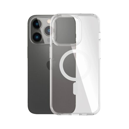 PanzerGlass , HardCase MagSafe Compatible , Back protection , Apple , iPhone 14 Pro , 100% Recycled Polyurethane (TPU) , Transparent , MagSafe compatible; Military Grade Standard; 100% recycled frame material