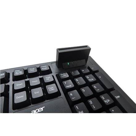 Acer AKW320 , Keyboard , Wired , US , Smart Card Reader , Black , Retil pack