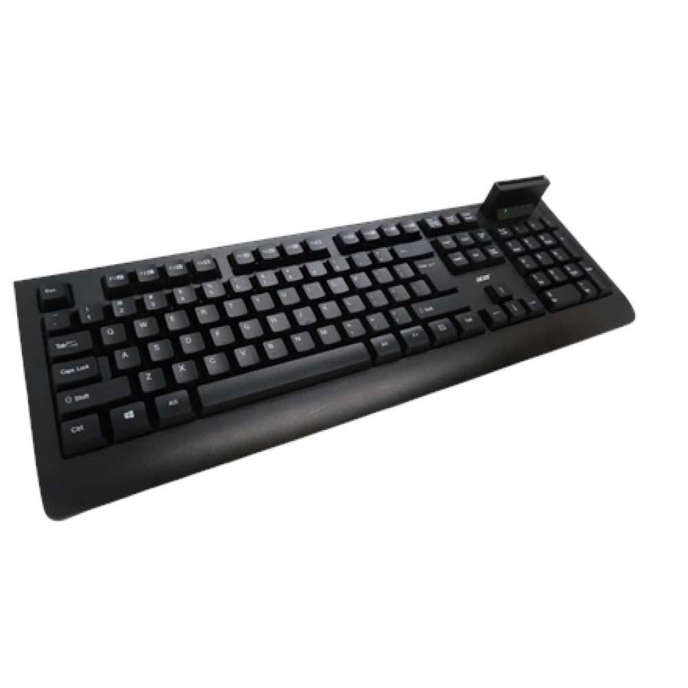 Acer AKW320 , Keyboard , Wired , US , Smart Card Reader , Black , Retil pack