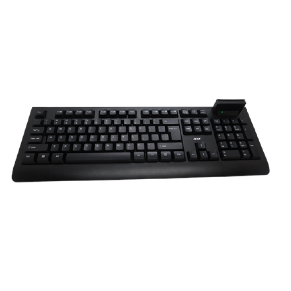 Acer AKW320 , Keyboard , Wired , US , Smart Card Reader , Black , Retil pack