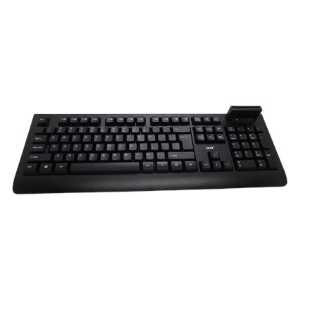 Acer AKW320 , Keyboard , Wired , US , Smart Card Reader , Black , Retil pack