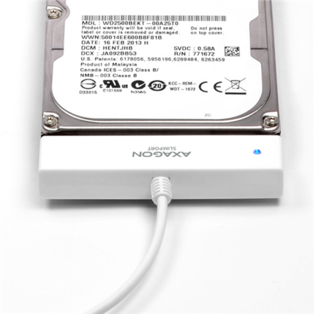 AXAGON USB 2.0 - 2.5 HDD SATA adapter case , ADSA-1S