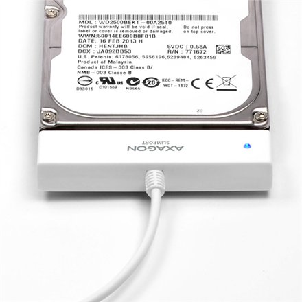 AXAGON USB 2.0 - 2.5 HDD SATA adapter case , ADSA-1S