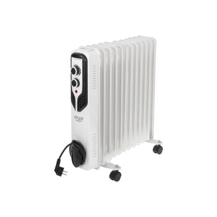 Adler , Oil-Filled Radiator , AD 7817 , Oil Filled Radiator , 2500 W , Number of power levels 3 , White