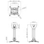 Vogels , Projector Ceiling mount , PPC1540W , Maximum weight (capacity) 15 kg , White