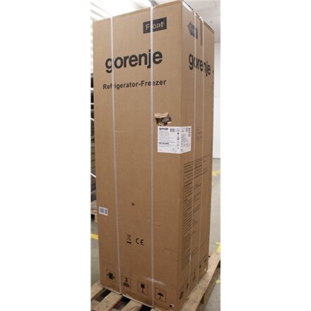 SALE OUT. , Gorenje , N619EAW4 , Energy efficiency class E , Free standing , Combi , Height 186 cm , No Frost system , Fridge net capacity 207 L , Freezer net capacity 97 L , Display , 39 dB , White , DAMAGED PACKAGING
