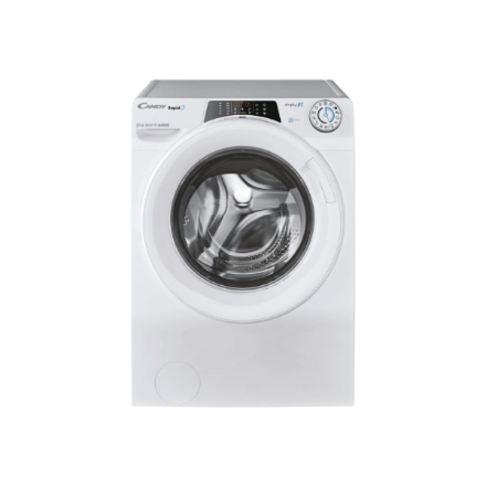 Candy Washing Machine , RO 16106DWME/1-S , Energy efficiency class A , Front loading , Washing capacity 10 kg , 1600 RPM , Depth 58 cm , Width 60 cm , Display , TFT , Steam function , Wi-Fi , White