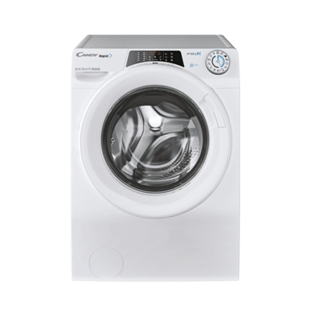 Candy Washing Machine , RO 16106DWME/1-S , Energy efficiency class A , Front loading , Washing capacity 10 kg , 1600 RPM , Depth 58 cm , Width 60 cm , Display , TFT , Steam function , Wi-Fi , White