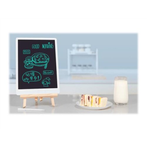 Xiaomi , Mi LCD Writing Tablet , 13.5 , LCD , Black Board/Green Font , It has no memory - you write one page, then delete it completely with one button; The life of the button battery is about a year when the display is cleared 100 times a day
