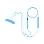 Beats , All-Day Earphones , Flex , Built-in microphone , Wireless , Flame Blue