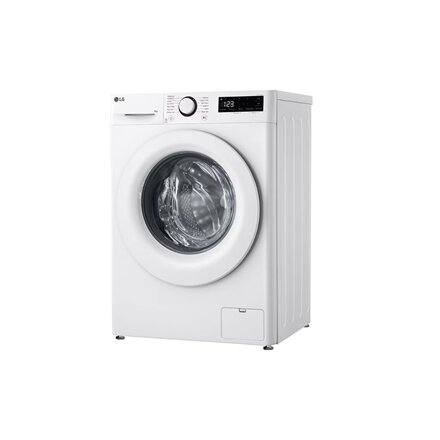 LG Washing Machine , F2WR509SWW , Energy efficiency class A , Front loading , Washing capacity 9 kg , 1200 RPM , Depth 48 cm , Width 60 cm , Display , LED , Steam function , Direct drive , White