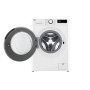 LG Washing Machine , F2WR509SWW , Energy efficiency class A , Front loading , Washing capacity 9 kg , 1200 RPM , Depth 48 cm , Width 60 cm , Display , LED , Steam function , Direct drive , White