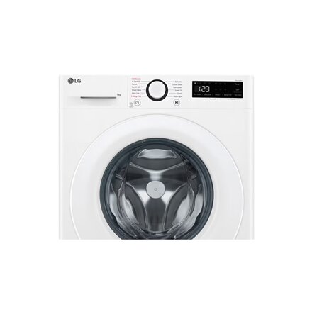 LG Washing Machine , F2WR509SWW , Energy efficiency class A , Front loading , Washing capacity 9 kg , 1200 RPM , Depth 48 cm , Width 60 cm , Display , LED , Steam function , Direct drive , White