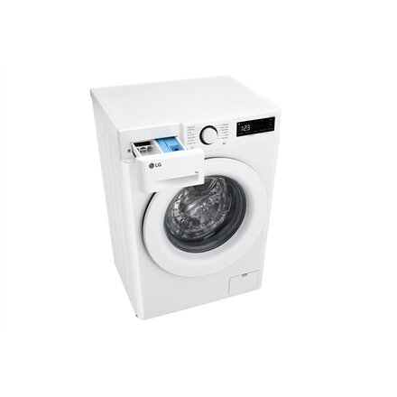 LG Washing Machine , F2WR509SWW , Energy efficiency class A , Front loading , Washing capacity 9 kg , 1200 RPM , Depth 48 cm , Width 60 cm , Display , LED , Steam function , Direct drive , White
