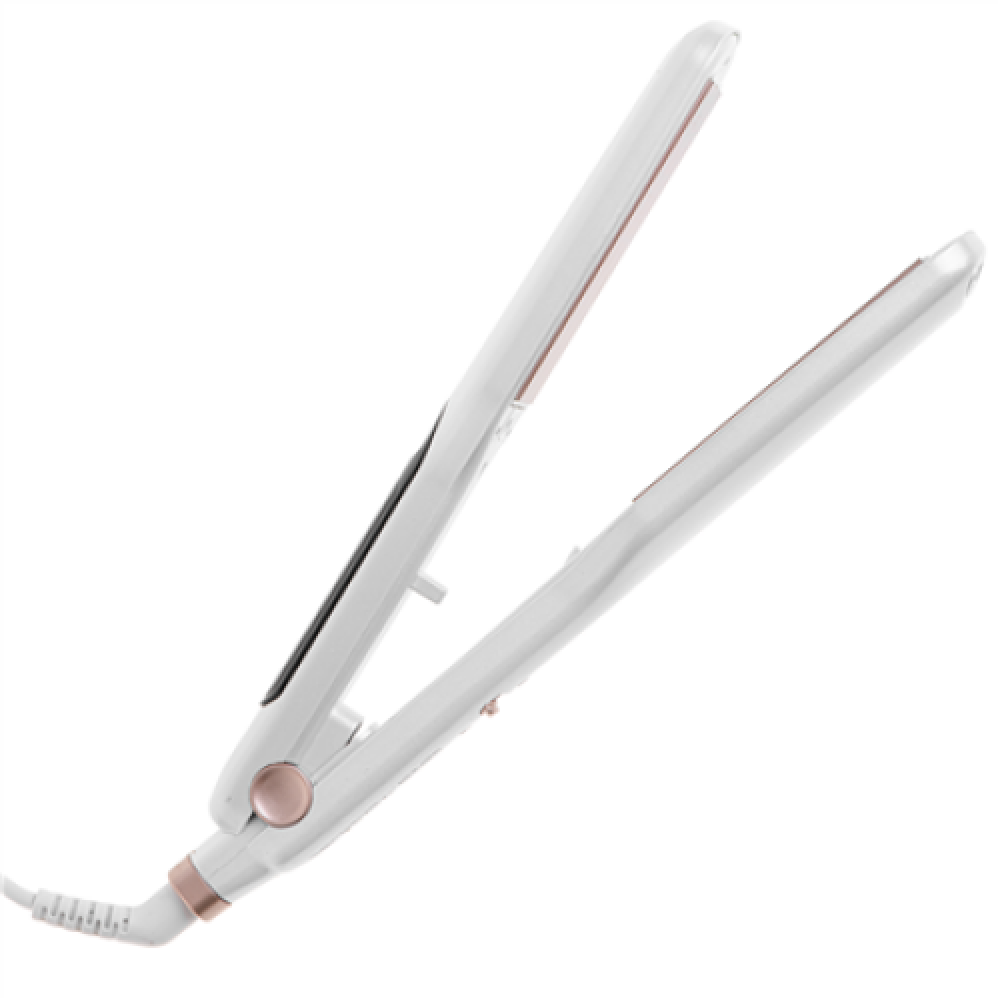 Adler Hair Straightener - Wide , AD 2325 , Ceramic heating system , Display LCD , Temperature (min) 150 °C , Temperature (max) 210 °C , Number of heating levels 7 , 120 W , White