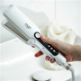Adler Hair Straightener - Wide , AD 2325 , Ceramic heating system , Display LCD , Temperature (min) 150 °C , Temperature (max) 210 °C , Number of heating levels 7 , 120 W , White