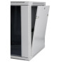 SOMI Networks , 6U, 19″ Network Wall Cabinet , 6U-60/40C , Gray , With Front Glass Doors; Assembled , Depth: 40 cm