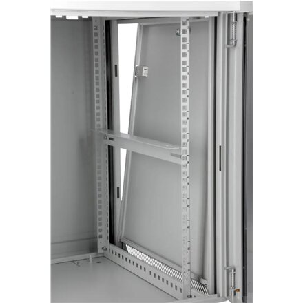 SOMI Networks , 6U, 19″ Network Wall Cabinet , 6U-60/40C , Gray , With Front Glass Doors; Assembled , Depth: 40 cm