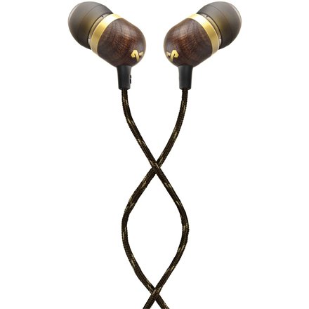 Marley , Earbuds , Smile Jamaica , Wired , In-ear , Microphone , Brass
