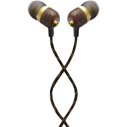 Marley , Earbuds , Smile Jamaica , Wired , In-ear , Microphone , Brass