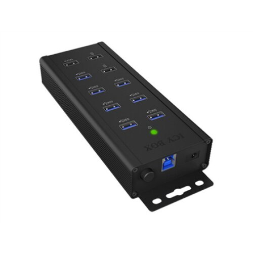 Raidsonic , 7-port Industrial hub , IB-HUB1703-QC3 , USB Type-A