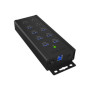 Raidsonic , 7-port Industrial hub , IB-HUB1703-QC3 , USB Type-A