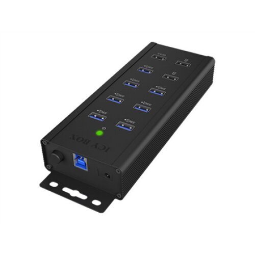 Raidsonic , 7-port Industrial hub , IB-HUB1703-QC3 , USB Type-A