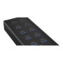 Raidsonic , 7-port Industrial hub , IB-HUB1703-QC3 , USB Type-A