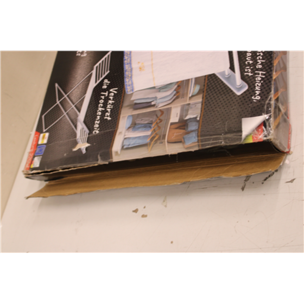 SALE OUT. Adler AD 7821 Foldable electric clothes drying rack, Silver/White , Adler Foldable electric clothes drying rack , AD 7821 , 220 W , Silver/White , DAMAGED PACKAGING, DENT ON FRAME