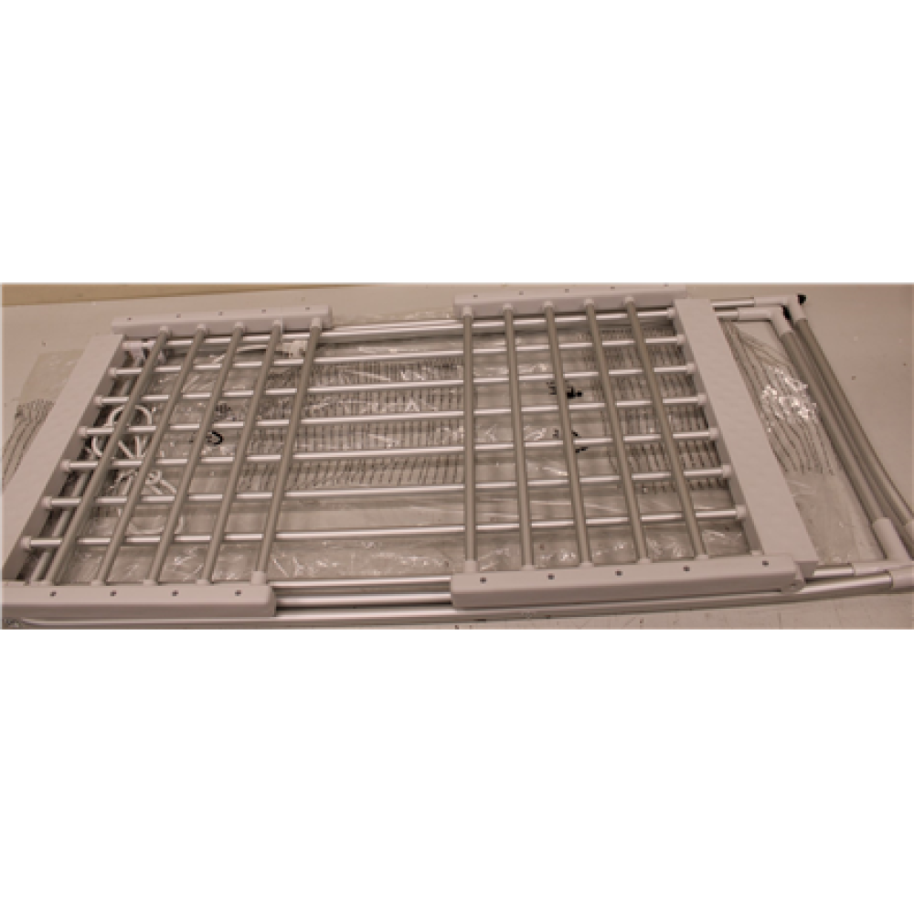SALE OUT. Adler AD 7821 Foldable electric clothes drying rack, Silver/White , Adler Foldable electric clothes drying rack , AD 7821 , 220 W , Silver/White , DAMAGED PACKAGING, DENT ON FRAME